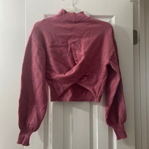 pink sweater by forever21
